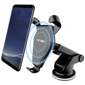 Qi Wireless Car Fast Charger Phone Charging Mount